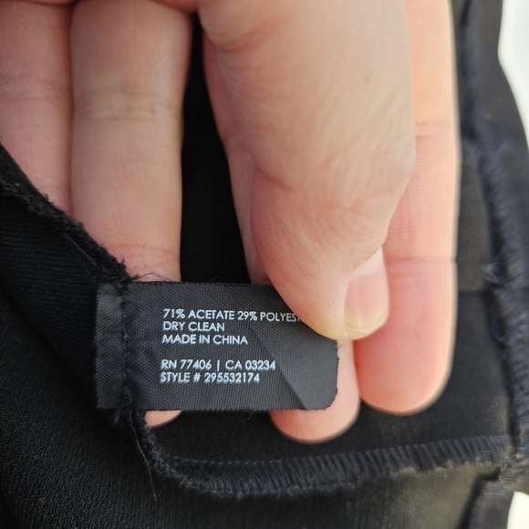 Club Monaco black swingy midi skirt size 6 - Picture 3 of 5